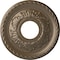 Ekena Millwork Palmetto Ceiling Medallion (Fits Canopies up to 4 7/8"), 12 1/8"OD x 3 1/2"ID x 1"P, Warm Silver CM12PMWSS - alternate 1
